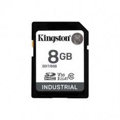 Card de memorie, Kingston, 8GB, SDHC, Clasa Industriala 10, U3, V30, A1