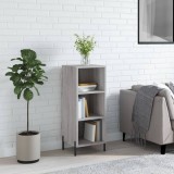 vidaXL Servantă, gri sonoma, 34,5x32,5x90 cm, lemn compozit