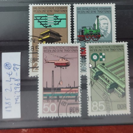 TS21 - Timbre serie DDR 1985 Mi 2968-79