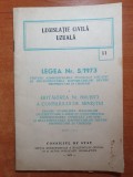 legislatie civila uzuala - legea 5/1973- privind administrarea fondului locativ