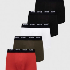 HUGO boxeri 5-pack bărbați, culoarea negru 50479944