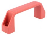 Manetă roșie tehnopolimer 38mm x 109mm x 21mm 2,5kN