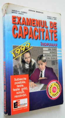 Examenul de capacitate - subiecte posibile - limba romana, matematica 1998 foto