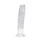 Realiste simple - Loving Joy 24 cm Dildo Transparent Aspect Realist Membru cu Vene in Relief Ventuza de Suctiune