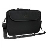 Geanta Laptop 17 inch Esperanza Nylon, Buzunar Accesorii, Curea Umăr, Negru