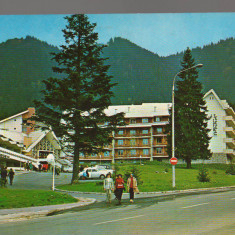 CPIB 17286 CARTE POSTALA - POIANA BRASOV, HOTEL "TELEFERIC"