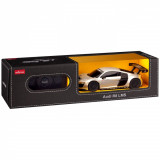 MASINA CU TELECOMANDA AUDI R8 ARGINTIU CU SCARA 1 LA 24 SuperHeroes ToysZone, Rastar