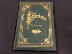 carte Limba Franceza - Apercu de la Litterature Francaise de A. Herding anul 1876 / 262 pagini !