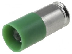 Lampa LED Verde 28V 1 Diode foto