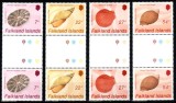 Falkland 1986, Mi #440-443**, fauna marina, scoici, cochilii, MNH! Cota 36 &euro;!, Nestampilat