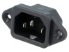 Conector Alimentare SCHURTER AC C14 V-lock IEC 60320 250V 10A Montare Panou