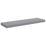 Cumpara ieftin Raft de perete suspendat, gri, 80x23,5x3,8 cm, MDF