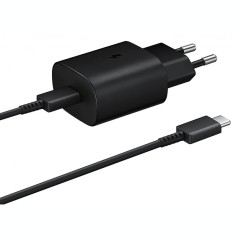 Incarcator Retea cu cablu USB Tip-C Samsung Galaxy S20 FE G780 / Samsung Galaxy S20 FE 5G, EP-TA800EBE, Fast Charge, 25W, 1 X USB Tip-C, Negru foto