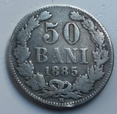 Romania 50 bani 1885 foto
