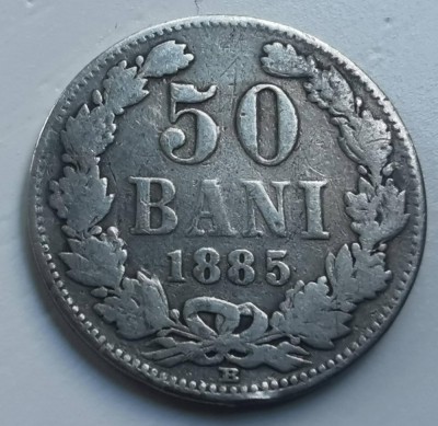 Romania - 50 bani 1885 foto