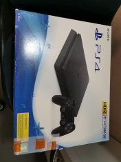 Sony PlayStation 4 Slim 500 GB black factura si garan?ie 24 luni nou neactivat foto