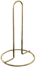 Suport servetele bucatarie, auriu, metal, 15x28 cm