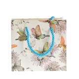 Punga de cadou cu fluturi multicolori 14 cm