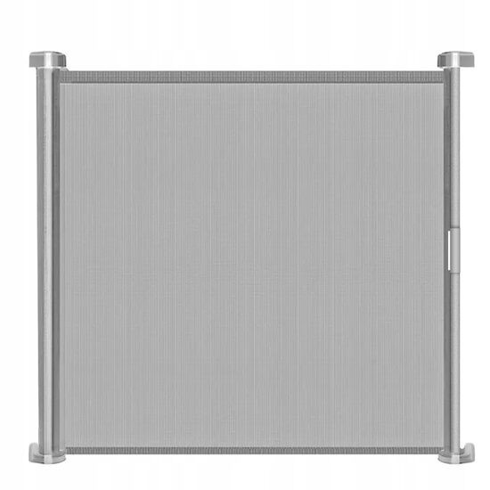 Poarta, plasa, de siguranta, protectie copii, retractabila, gri, 87x151.5 cm, Ruhhy GartenVIP DiyLine