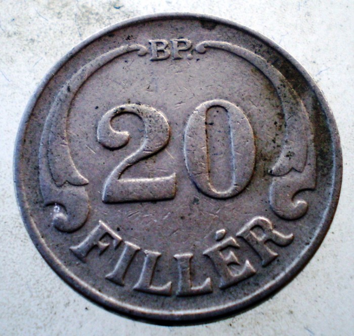 1.328 UNGARIA 20 FILLER 1926