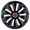Set 4 capace roti Fox negru R14 Compatibil Cu Suzuki