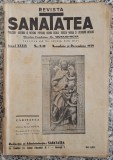 Revista Sanatatea// nr. 9-10, anul XXXIX, noiembrie-decembrie 1939