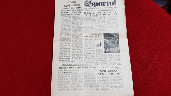 Ziar Sportul 7 10 1976