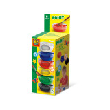 Set acuarele pasta guasa (6 x 45ml), SES Creative