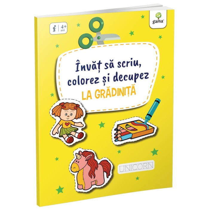 La Gradinita. Invat sa scriu, colorez si decupez