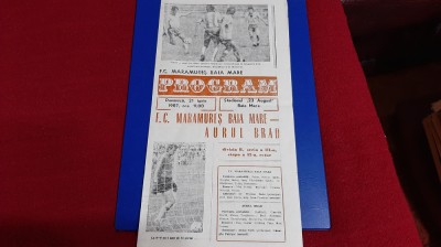 program FC Maramures BM - Aurul Brad foto