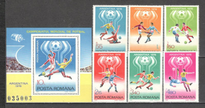 Romania.1978 C.M. de fotbal ARGENTINA DR.406 foto