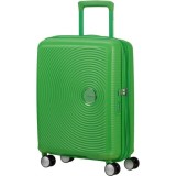 Valiza Cabina American Tourister Soundbox Spinner 55/20 TSA Extensibila Verde Iarba 35.5-41L Polipropilena Usoara