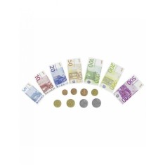 Set de joaca Euro cu Bancnote si Monede 116 piese Goki