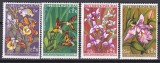 DB1 Flori Orhidee Honduras British 4 v. MNH