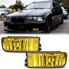 Proiectoare ceata BMW E36 galben clar NOU
