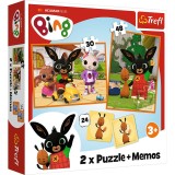 Cumpara ieftin Puzzle Trefl 2In1 Memo Bing Si Prietenii Lui