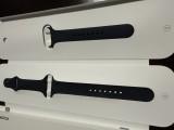 Curea originala Apple Sport Band S/M si M/L pentru Apple Watch, Negru