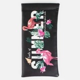 Husa Ochelari Flamingo Negru - Protecție Premium PU, CMCLASS