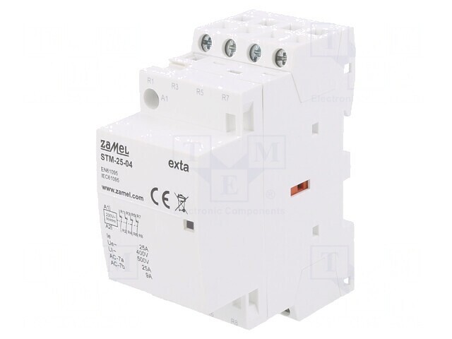 Contactor 4P 25A 230V NC
