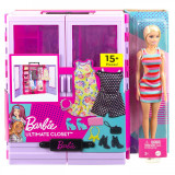 Barbie dulapul papusii barbie cu papusa barbie, Mattel