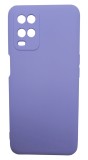 Husa din silicon, silk touch si catifea pentru Oppo A54, Lila, Oem