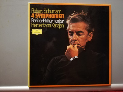 Schumann &amp;ndash; 4 Symphonies &amp;ndash; 3LP Box (1972/Deutsche Grammophon/RFG) - Vinil/NM+ foto