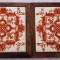 Faianta decorativa, set de 2, handmade