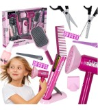 Set coafor copii 16 piese cu uscator și placa de par