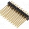 Conector SAMTEC șir pini tată 20 pini 2x10 THT 2,54mm drept aurit