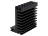 Radiator extrudat TO220 negru 50mm x 55mm x 31mm 5,8K/W