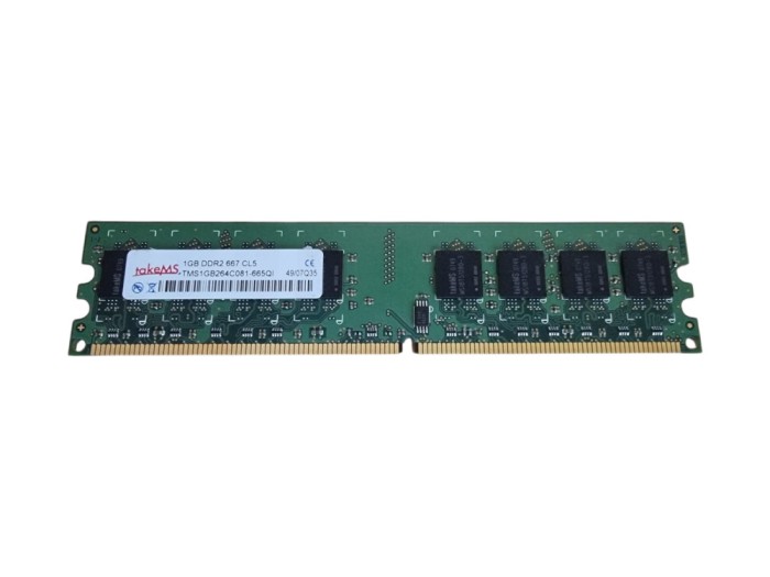 Memorie RAM TakeMS 1GB DDR2 667Mhz, TMS1GB264C081-665QI