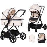 Cumpara ieftin Carucior Chipolino Pearl 3 in 1 cashmere