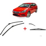 Cumpara ieftin Set 3 stergatoare OPEL ASTRA K (B16) 2015 - 2022, pentru parbriz si luneta, Valeo Silencio