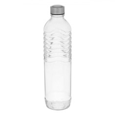 Sticlă Apă, Model Valuros, Capac Metalic, Capacitate 1.25L, Transparentă